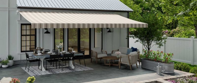 Awnings project in Richmond