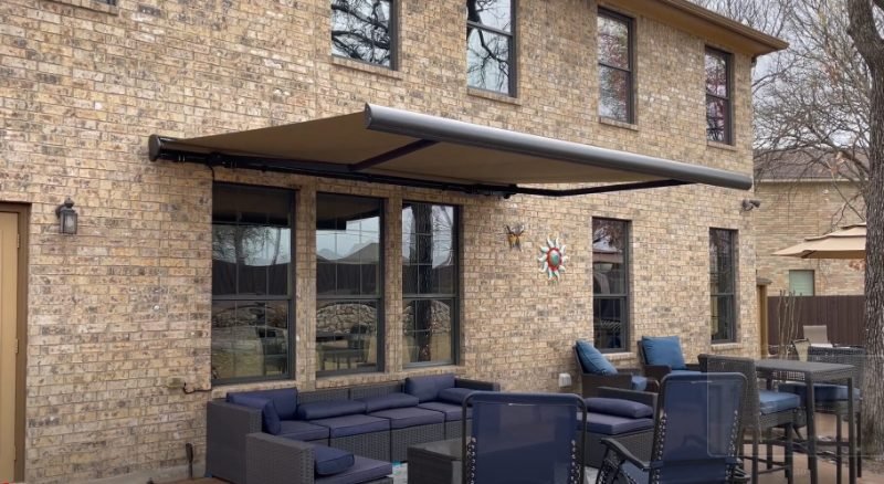Awnings project in Richmond